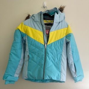 Spider water proof girls winter jacket